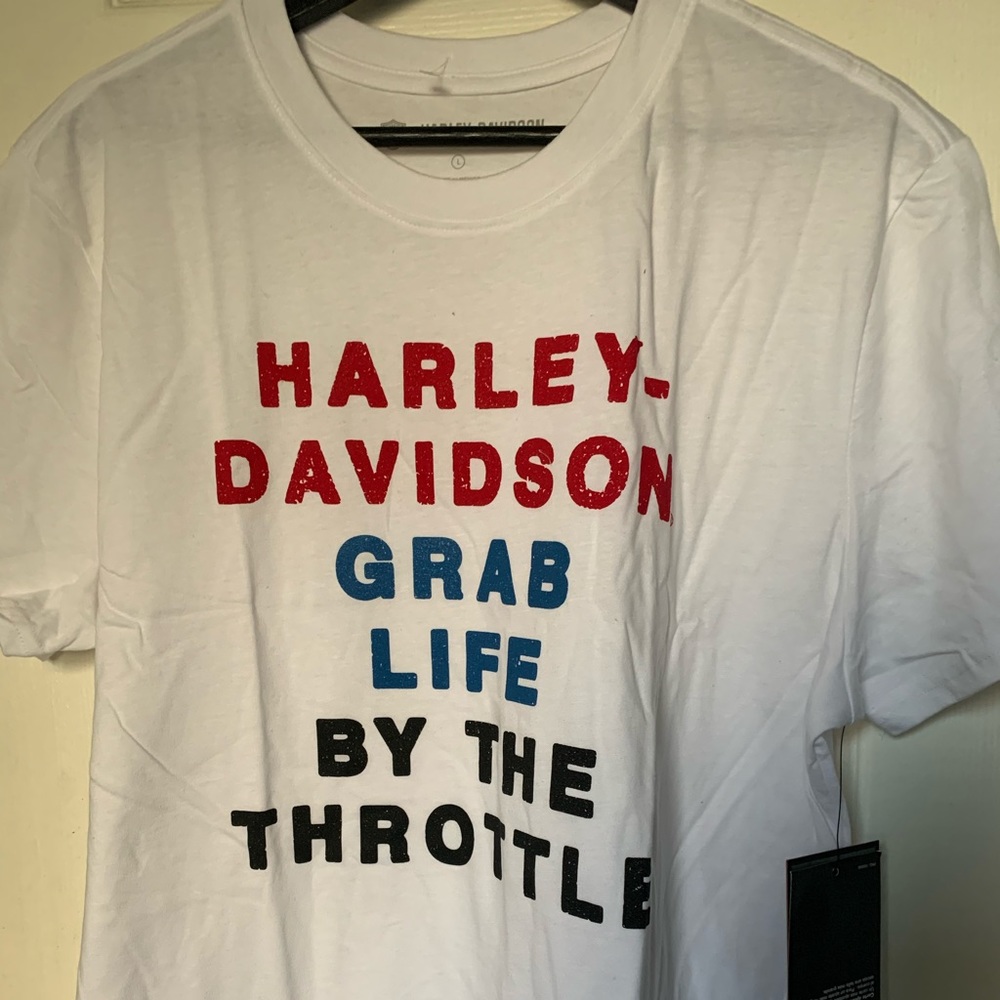 Harley Davidson Tee Knit White